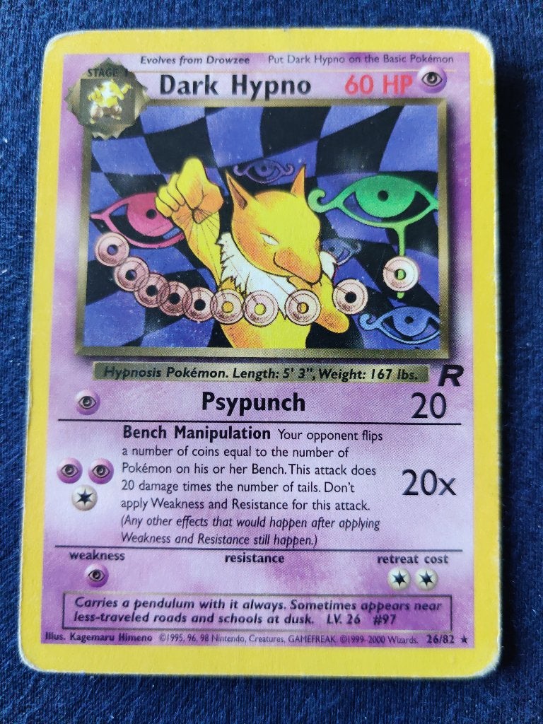 Dark Hypno - Team Rocket 26/82 - Good, Ophalen of Verzenden, Nieuw