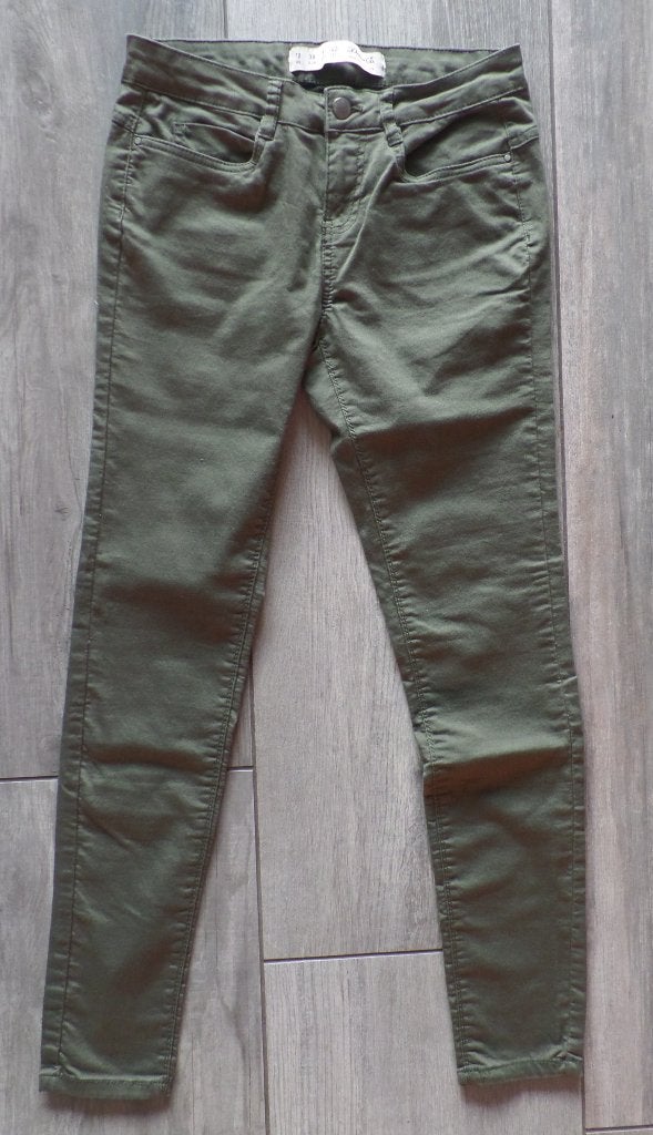 Dames Katoenen broek Denim Co 38, Maat 38/40 (M), Ophalen of Verzenden, Zo goed als nieuw, Lang