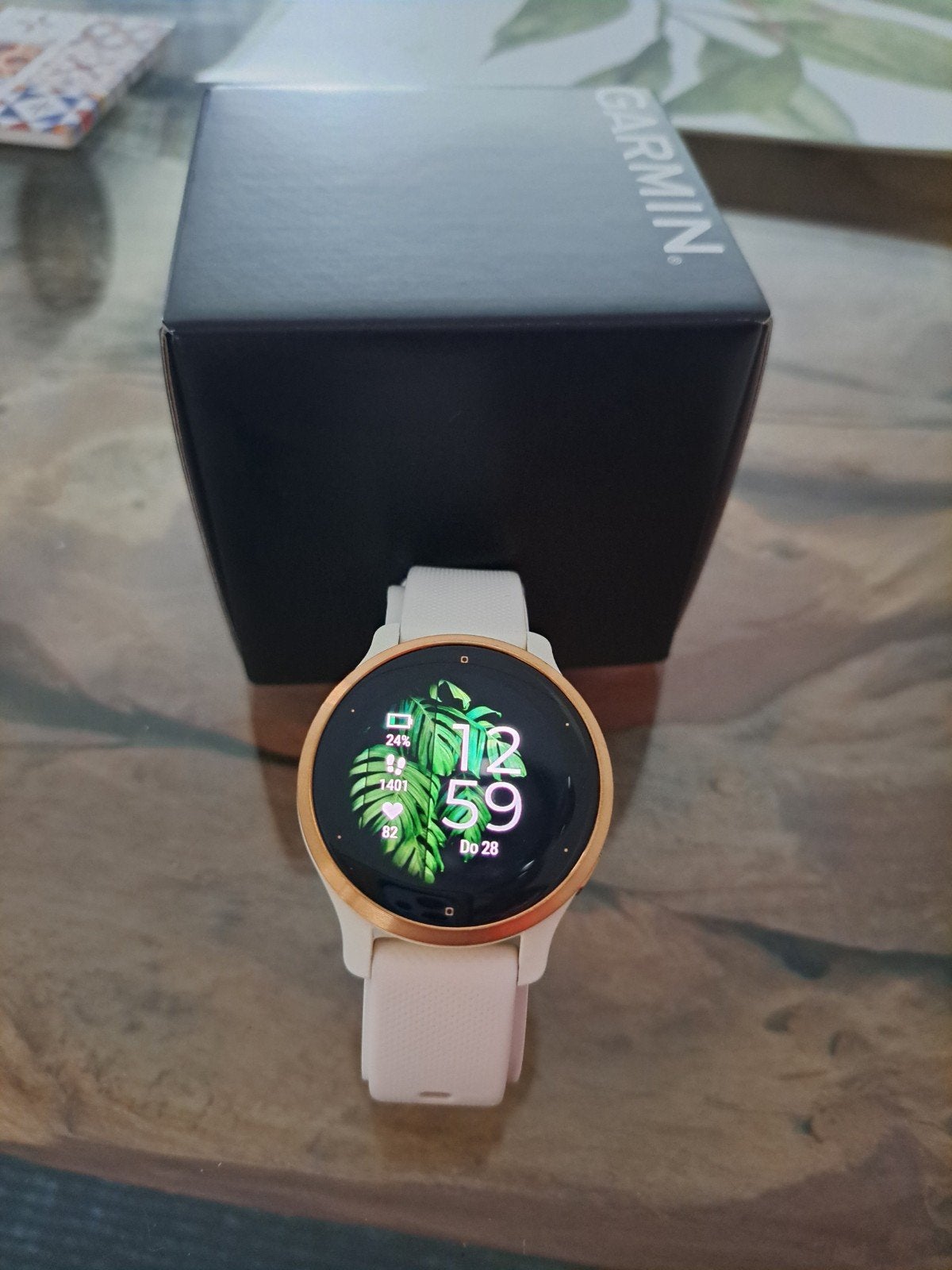 Garmin smartwatch Venu 2S, Gebruikt, Wit, Garmin, Ophalen of Verzenden