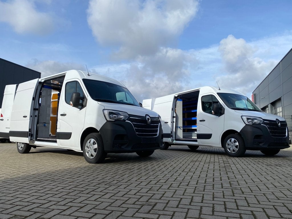 Bestel bus inrichting Renault Master, nieuw, Auto diversen, Overige Auto diversen, Ophalen of Verzenden, Bulters Bedrijfswageninrichtingen