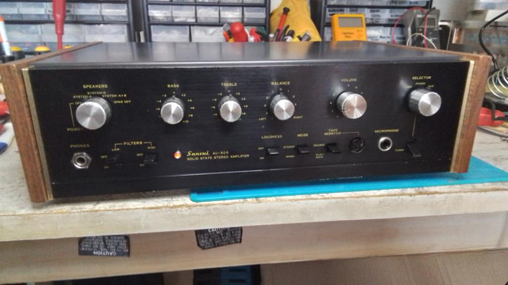 Sansui AU-505 Versterker - Vintage Klassieker uit 1972-1974, Audio, Tv en Foto, Gebruikt, Ophalen, Overige merken, Minder dan 60 watt