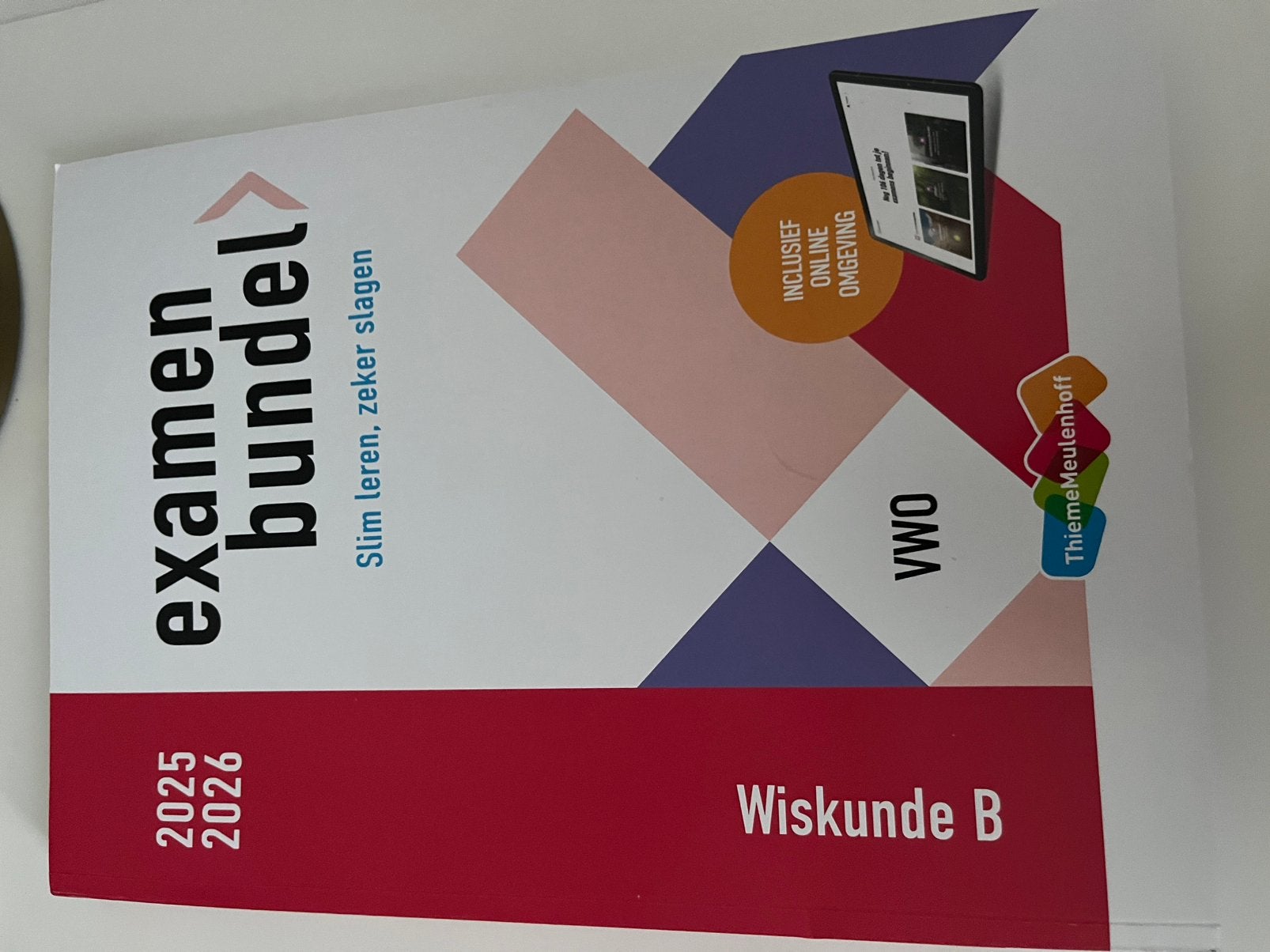 Examen bundel vwo wiskunde B 2025/2026, Ophalen of Verzenden, Zo goed als nieuw, VWO