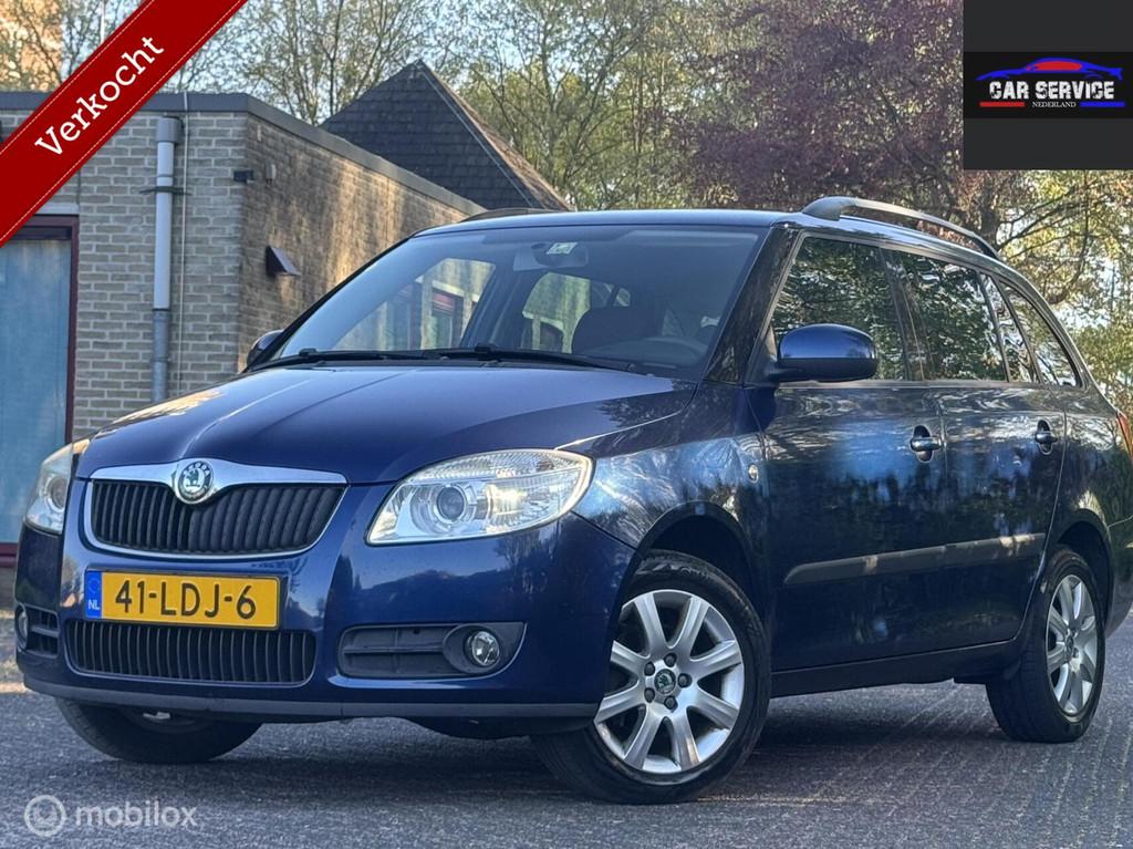 Skoda Fabia Combi 1.4-16V Business/LMV/CRUSIE/NAP/NWE APK, Auto's, Voorwielaandrijving, 4 cilinders, Blauw, Origineel Nederlands