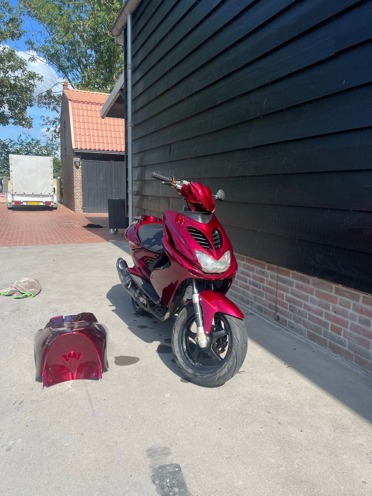 Yamaha earox 70cc stage 6, Ophalen, Zo goed als nieuw, Tweetakt, Aerox