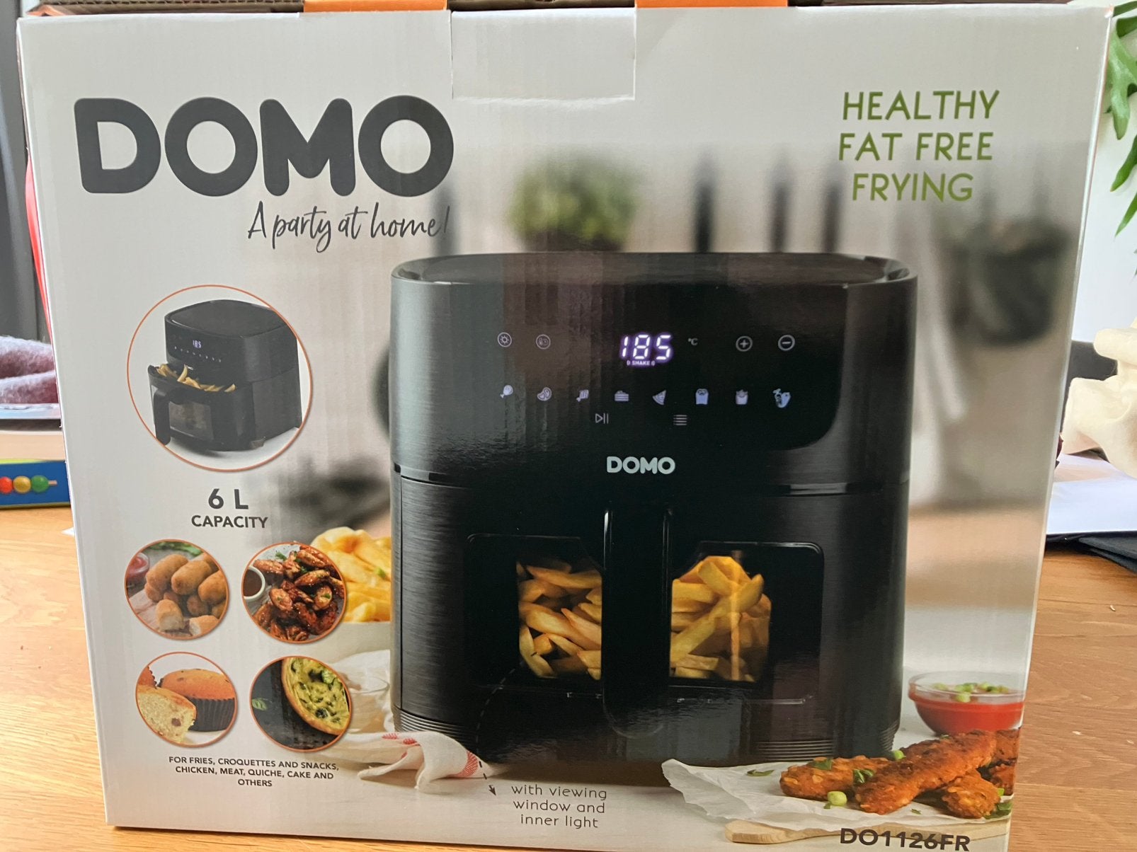 Domo airfryer, Ophalen, Nieuw, Airfryer