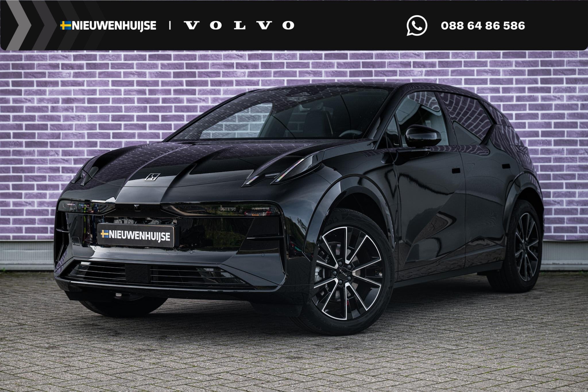 ZEEKR X RWD Long Range 69 kWh | Trekhaak | Warmtepomp | Pano, Gebruikt, Zwart, Zwart, Origineel Nederlands