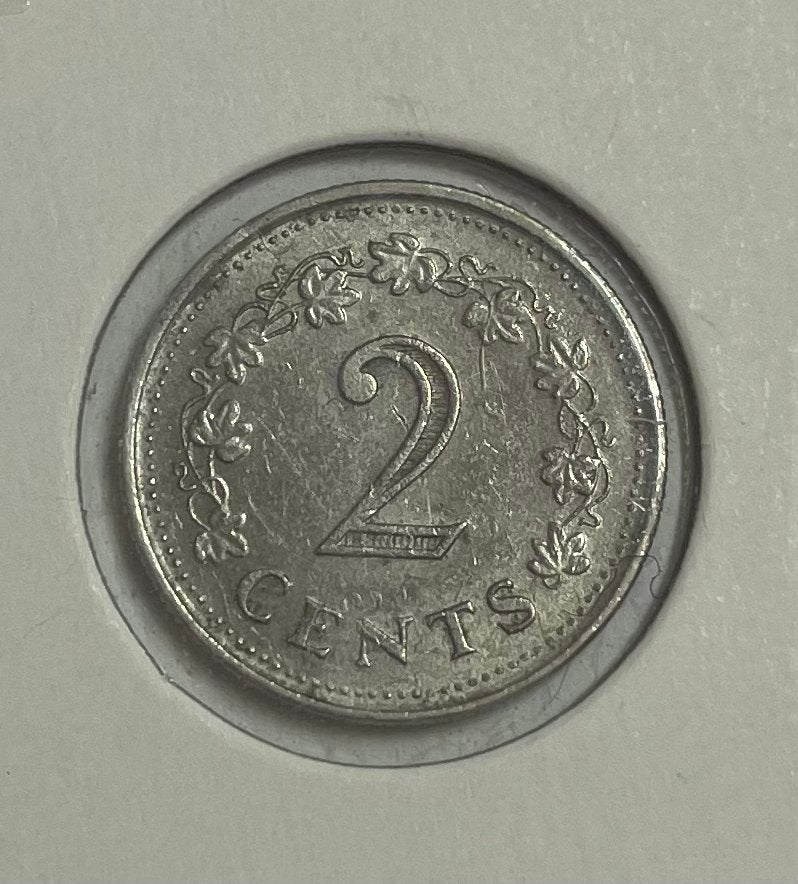 2 cent Malta 1977, Ophalen of Verzenden