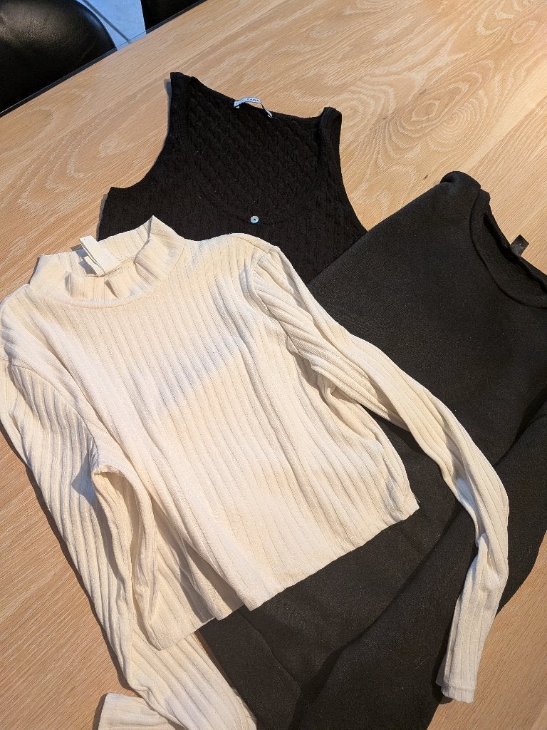 tops maat m, Maat 38/40 (M), Zwart, Ophalen of Verzenden, Zo goed als nieuw