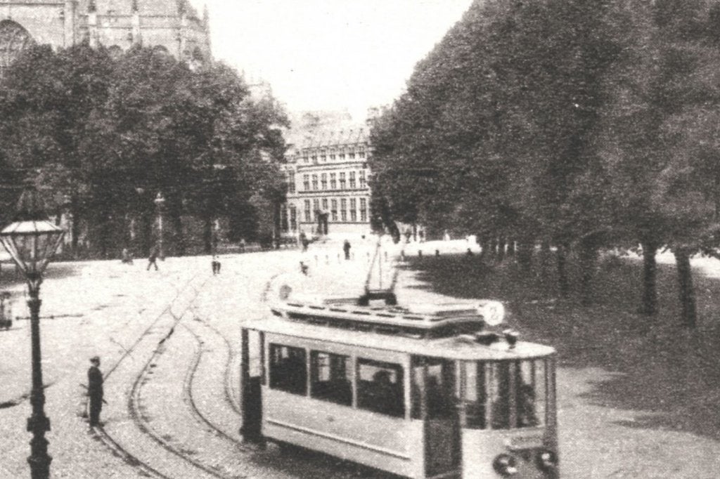 968327 Arnhem Groote Markt Tram 1922 Gelopen, Ophalen of Verzenden, 1920 tot 1940, Gelopen, Gelderland