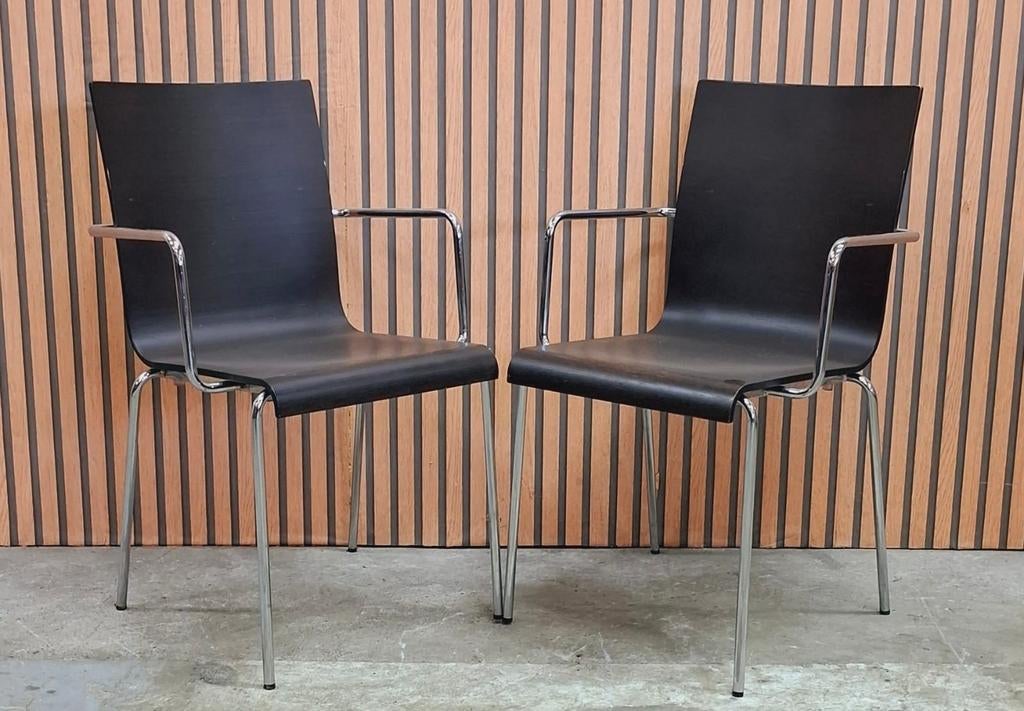 Nog 2 Pedrali Kuadra design stoelen vergaderstoelen kantine, Ophalen of Verzenden, Zo goed als nieuw, Vijf, Zes of meer stoelen