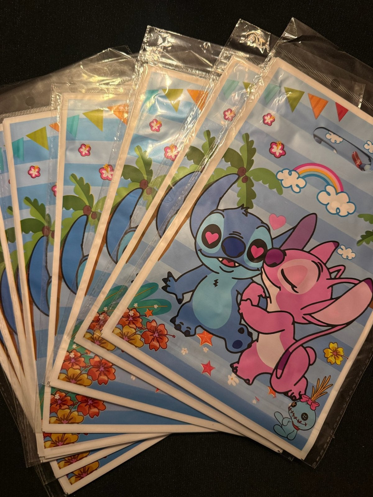 Stitch en Angel traktatie zakje / uitdeel tasje, Ophalen of Verzenden, Nieuw, Feestartikel, Verjaardag