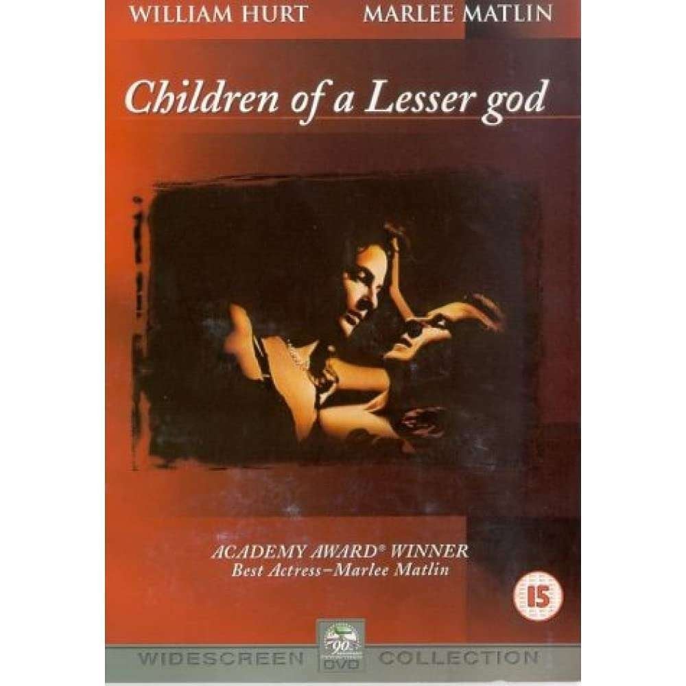 DVD CHILDREN OF A LESSER GOD WILLIAM HURT MARLEE MATLIN doof, Drama, Overige gebieden, Verzenden, Alle leeftijden