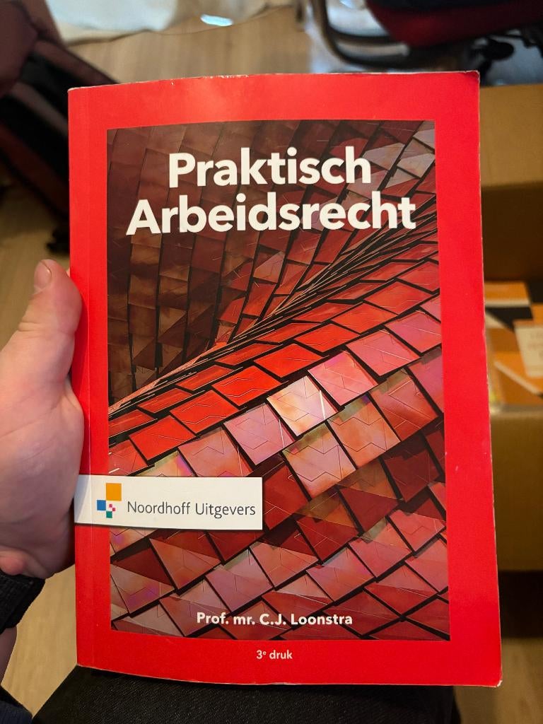 Praktisch Arbeidsrecht, Loonstra, 3e druk, Ophalen of Verzenden, Alpha, Zo goed als nieuw, HBO