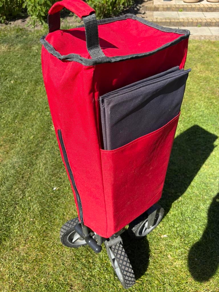 Travel & co bolderkar van ANWB rood grijs, Caravans en Kamperen, Ophalen, Opvouwbaar, Gebruikt