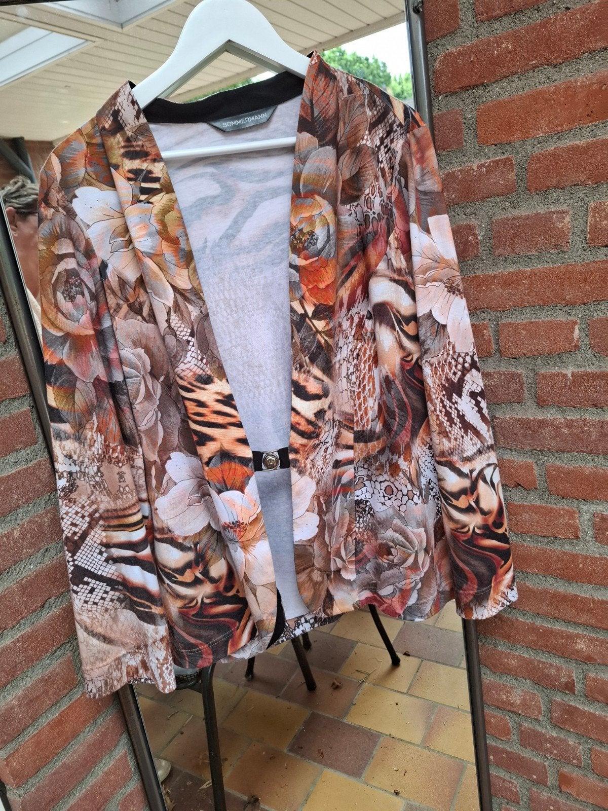 Sommermann Vestje Maat 48 - Bloemen & Dierenprint, Ophalen of Verzenden