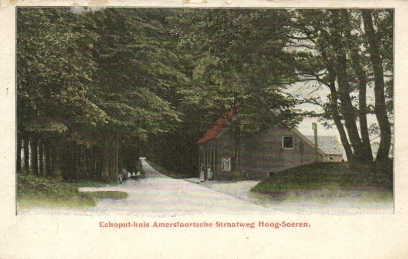 Echoput-huis Amersfoortsche Straatweg, Hoog-Soeren - ongelop, Ophalen of Verzenden, 1920 tot 1940, Ongelopen, Utrecht