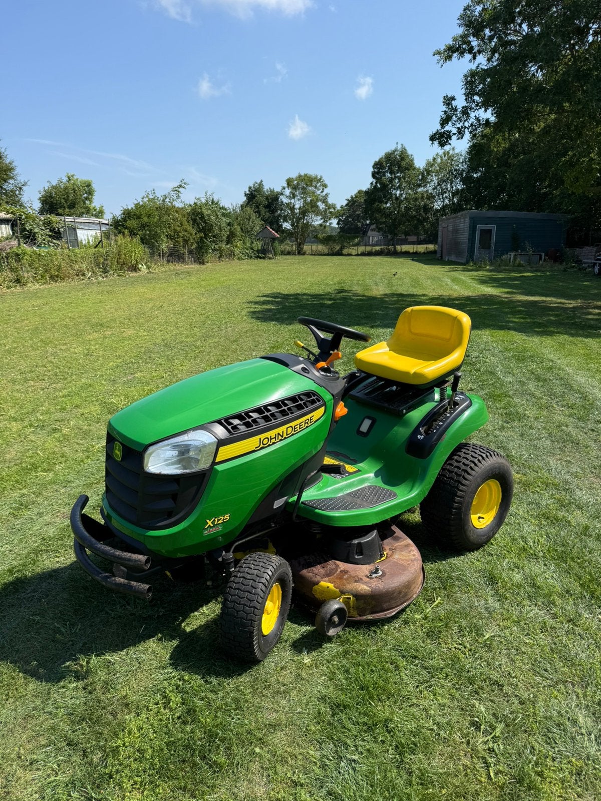 John Deere X125 (Mulch) 42 inch (107cm), Ophalen, Gebruikt, Mulchfunctie, 90 tot 120 cm
