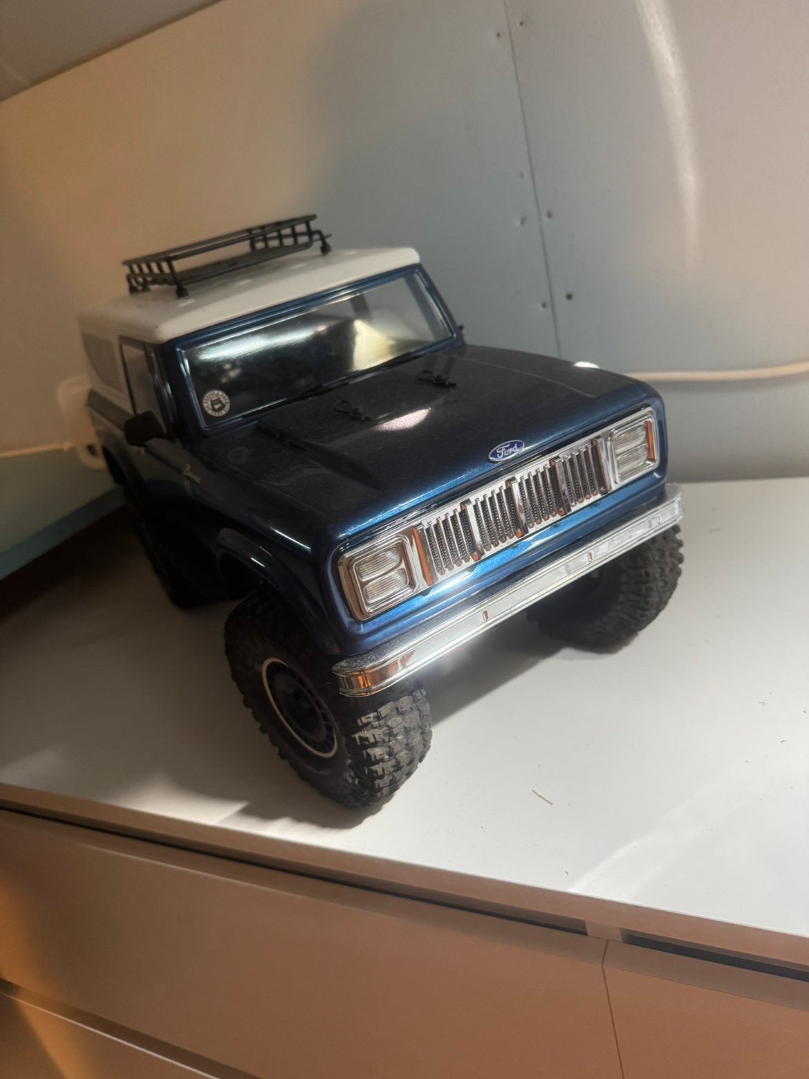 Rc Ford Bronco 1:10, Elektro, Gebruikt, Auto offroad, Ophalen of Verzenden