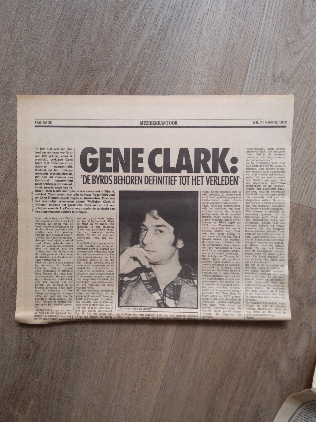 Gene Clark, Ophalen of Verzenden, Boek, Tijdschrift of Artikel