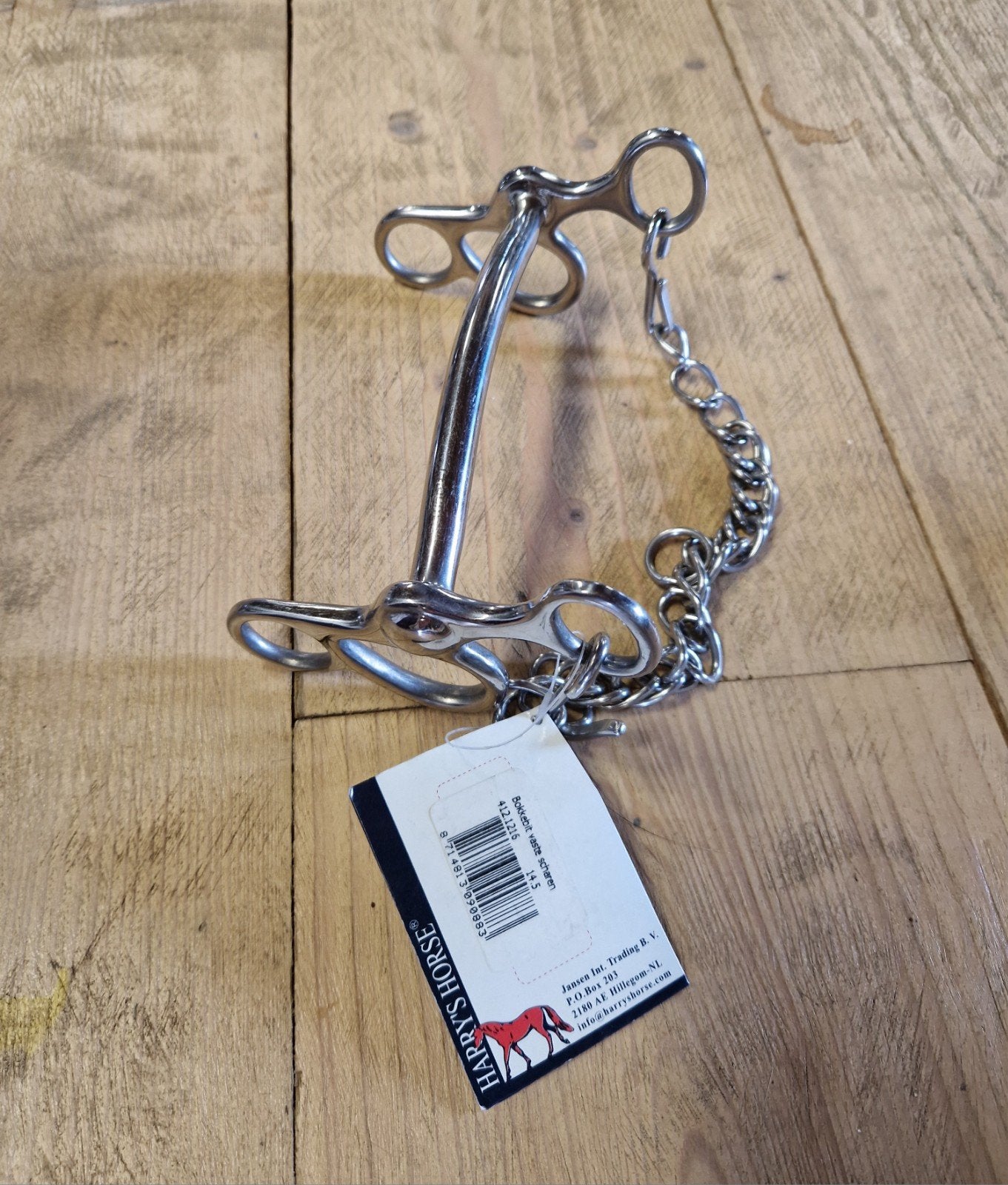 Bokkebit met vaste scharen, 14,5cm Harry's Horse, Ophalen of Verzenden, Nieuw, Zilver, Overige materialen