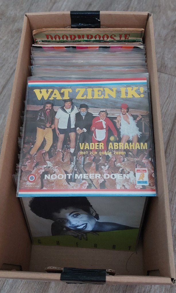 110 Nederlandstalige singels, Ophalen of Verzenden, Gebruikt, 7 inch, Overige genres