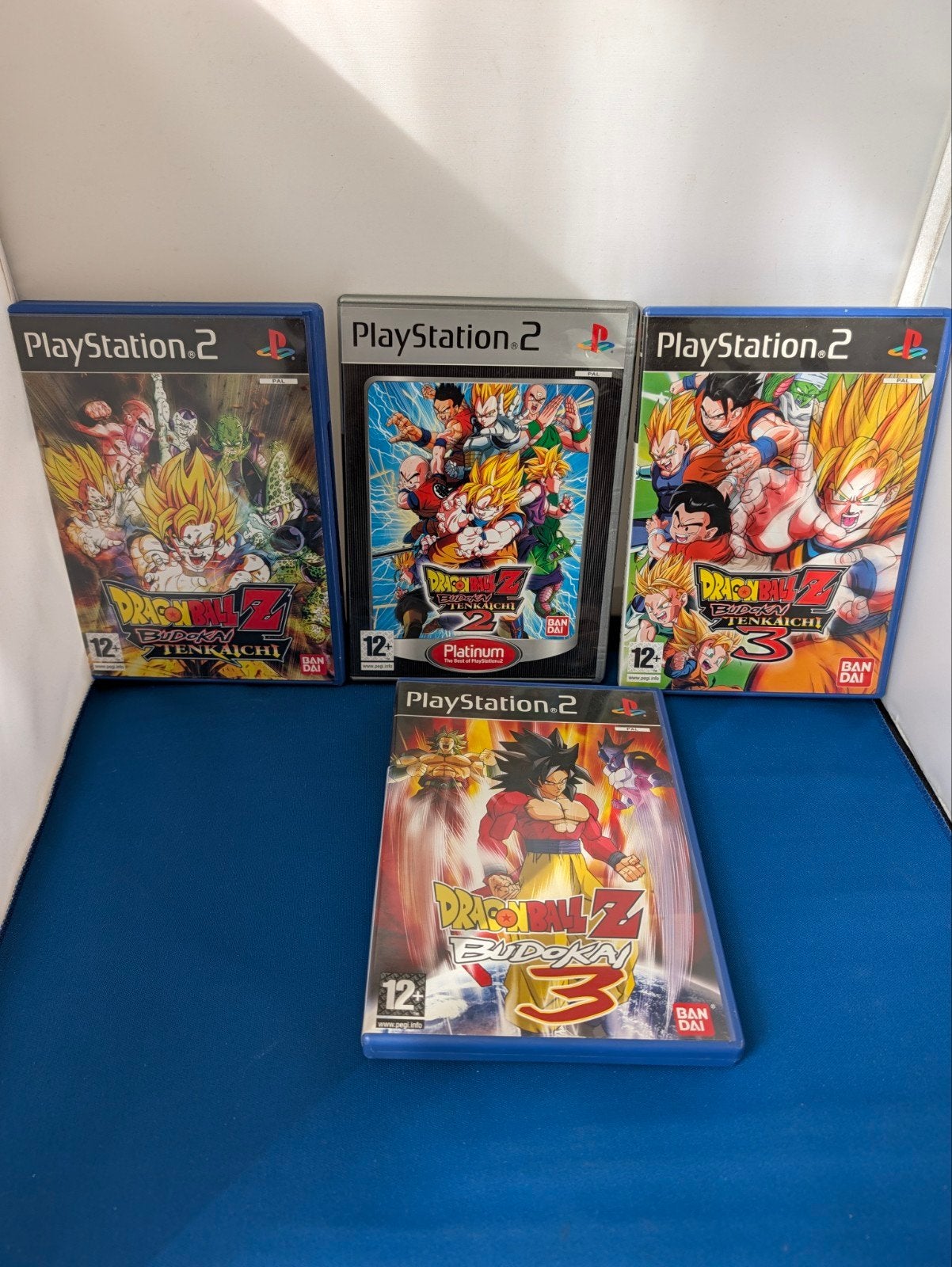 Dragon Ball Z Budokai Tenkaichi 1, 2, 3 & Budokai 3 PS2, Spelcomputers en Games, Games | Sony PlayStation 2, Gebruikt, Vechten