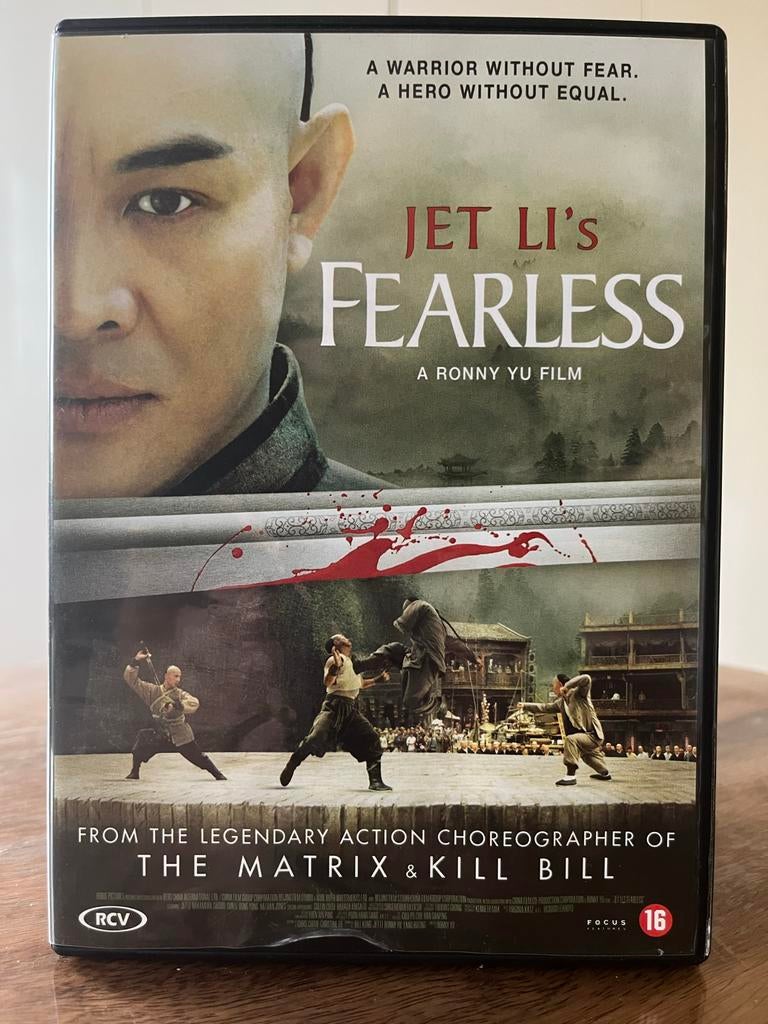 Jet Li's Fearless DVD, Vanaf 16 jaar, Ophalen of Verzenden, Zo goed als nieuw, Actie