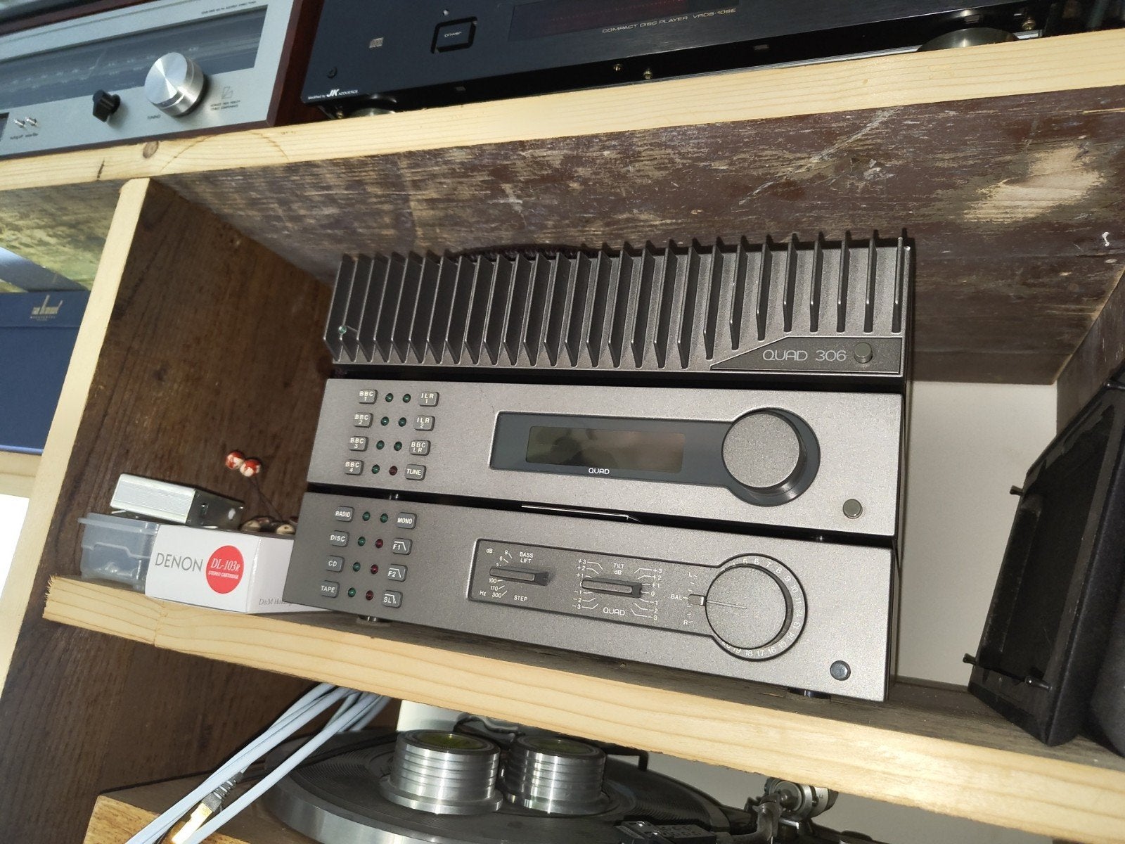 quad 306 set in topstaat, Audio, Tv en Foto, Ophalen of Verzenden, Zo goed als nieuw, Overige typen