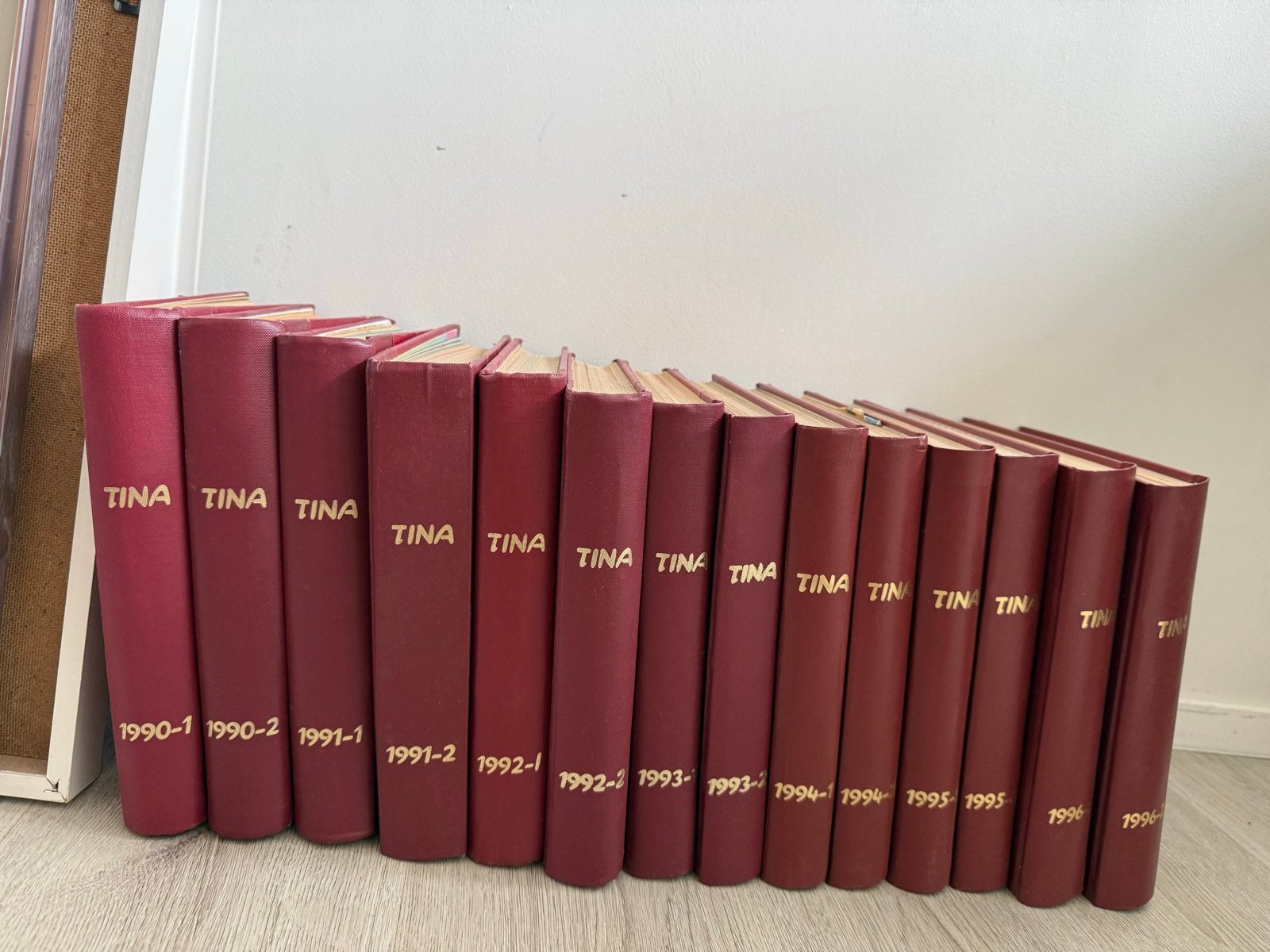 Tina tijdschriften collectie 1990-1996 - Uitstekende staat, Ophalen, Zo goed als nieuw, Damesbladen