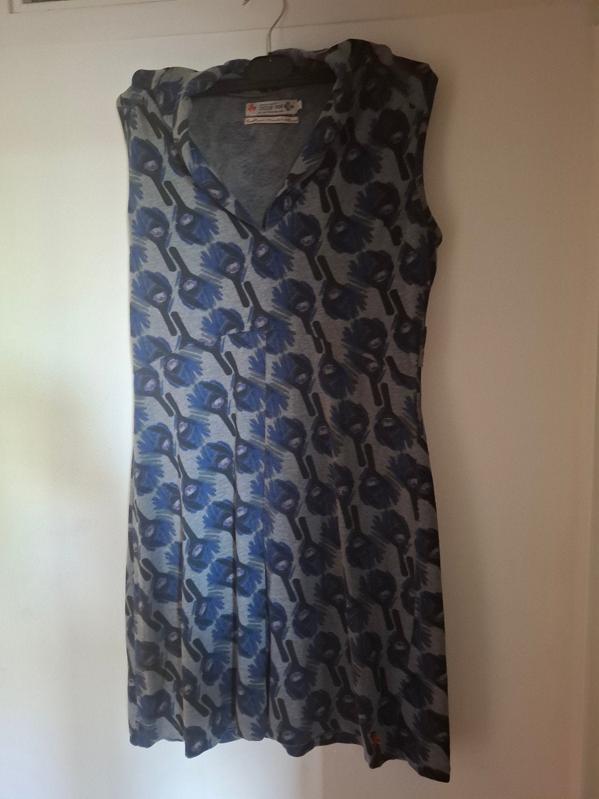 Zomer's Jurkje sissy boy L grijs blauw zwart, Blauw, Maat 42/44 (L), Sissy-Boy, Ophalen of Verzenden