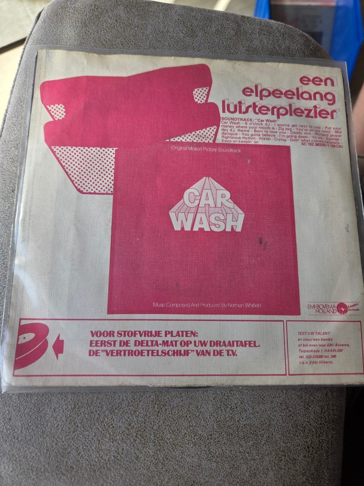 Rose Royce - Car Wash (Vinyl Single), Gebruikt, Fotohoes, 7 inch, Ophalen of Verzenden