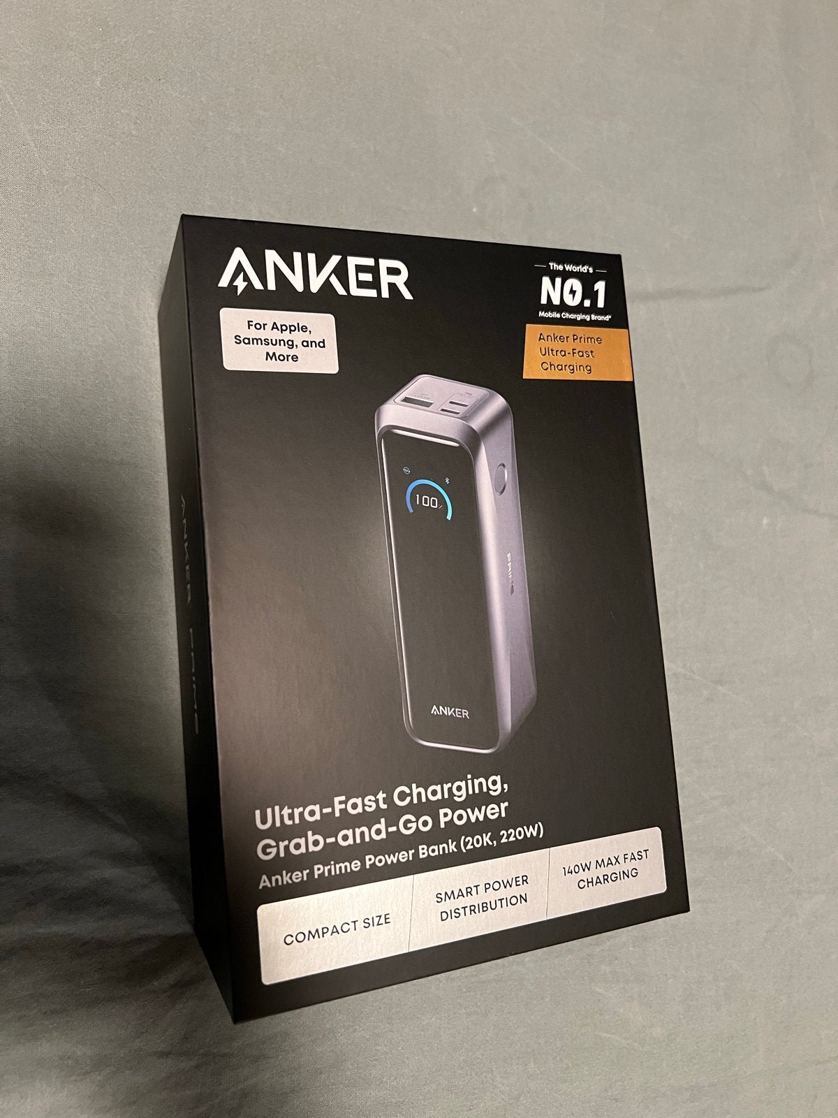 Anker Prime Powerbank (20K, 220W) - Nieuw in de doos, Ophalen of Verzenden, Nieuw