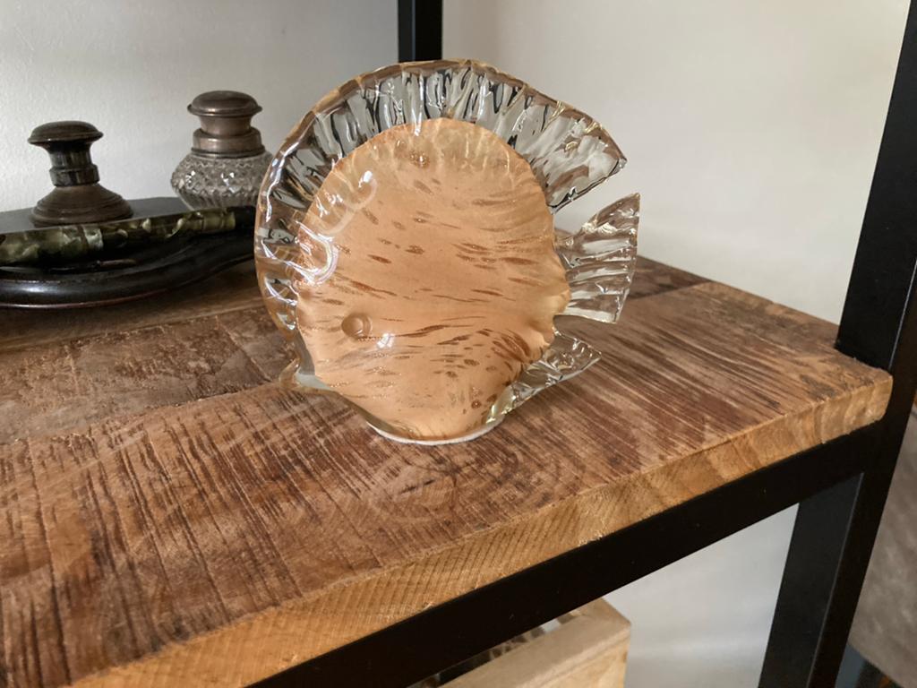 Decoratieve glazen vis, Verzenden, Nieuw