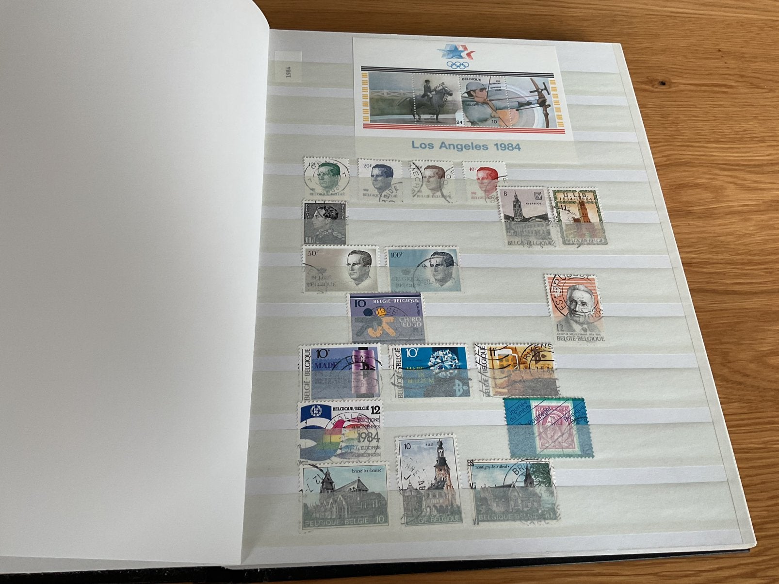 Stockboek Belgie vanaf 1984, Ophalen of Verzenden, Buitenland