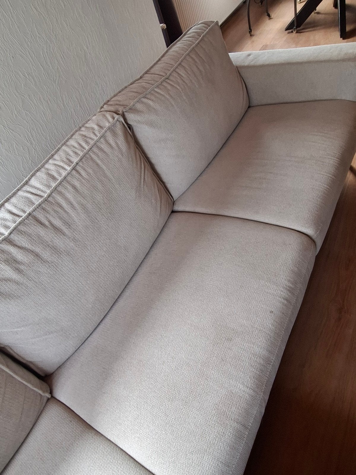 Zo goed als nieuwe hoekbank, 1 jaar oud, Ophalen of Verzenden, Zo goed als nieuw, Stof