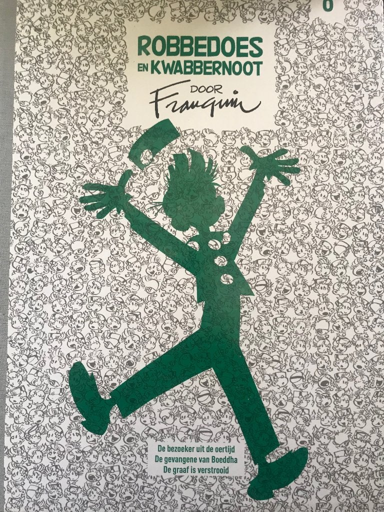 Robbedoes en Kwabbernoot nr 6 1957 De bezoeker uitde oertijd, Eén stripboek, Ophalen of Verzenden, Nieuw