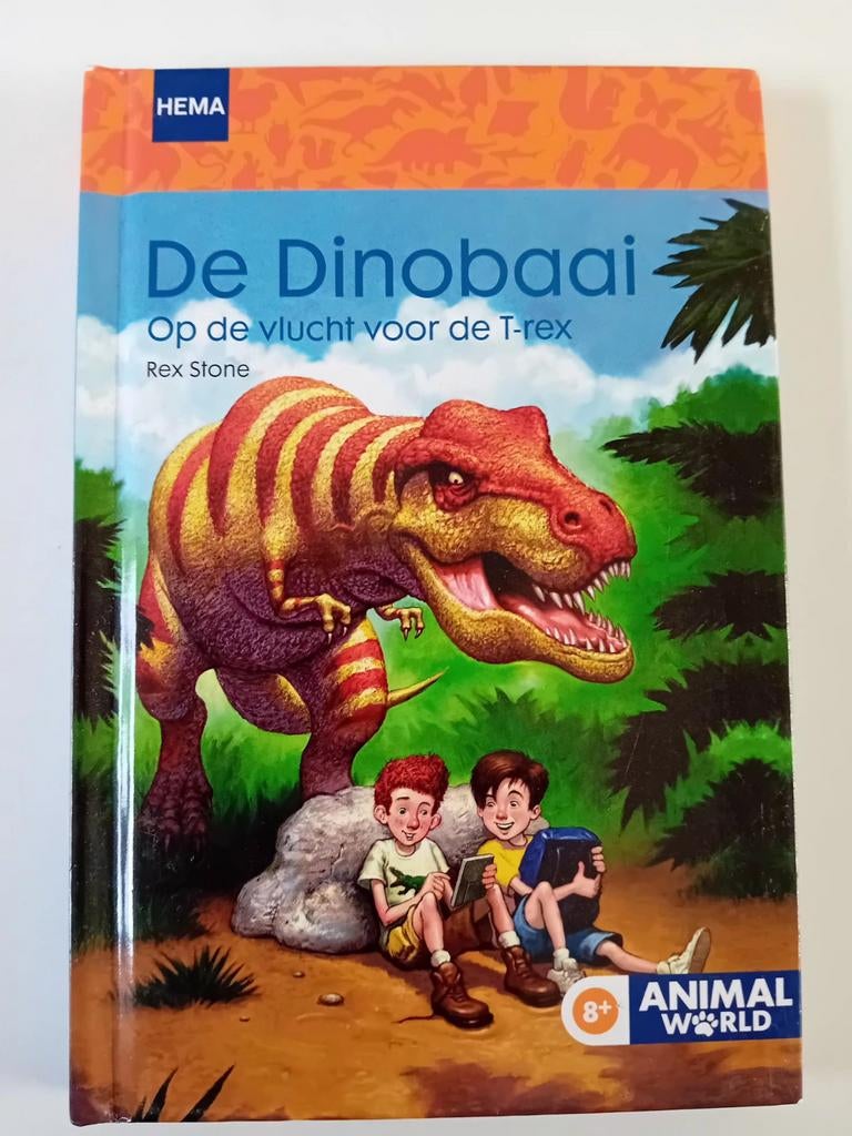 De dinobaai: op de vlucht voor de T-rex / Rex Stone, Ophalen of Verzenden, Zo goed als nieuw