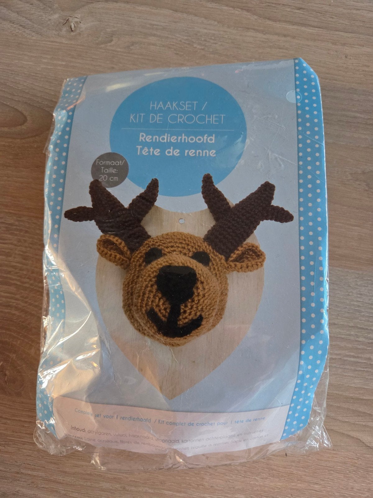 Haak pakket rendier, Ophalen of Verzenden, Zo goed als nieuw, Haken, Wol of Garen