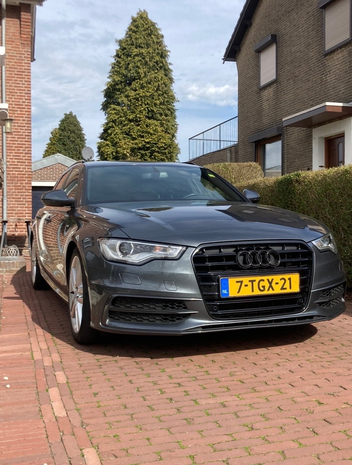 Audi A6 2.0 TFSI Avant 2x S-line Nw APK/Bose/All Black 19”, Auto's, Zwart, 4 cilinders, 1984 cc, 179 pk