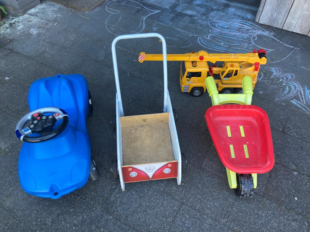 4 keer buitenspeelgoed, Ophalen, Gebruikt