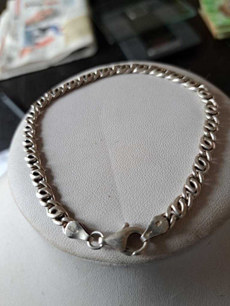 Zilveren armband, Sieraden, Tassen en Uiterlijk, Armbanden, Verzenden, Zilver, Zilver