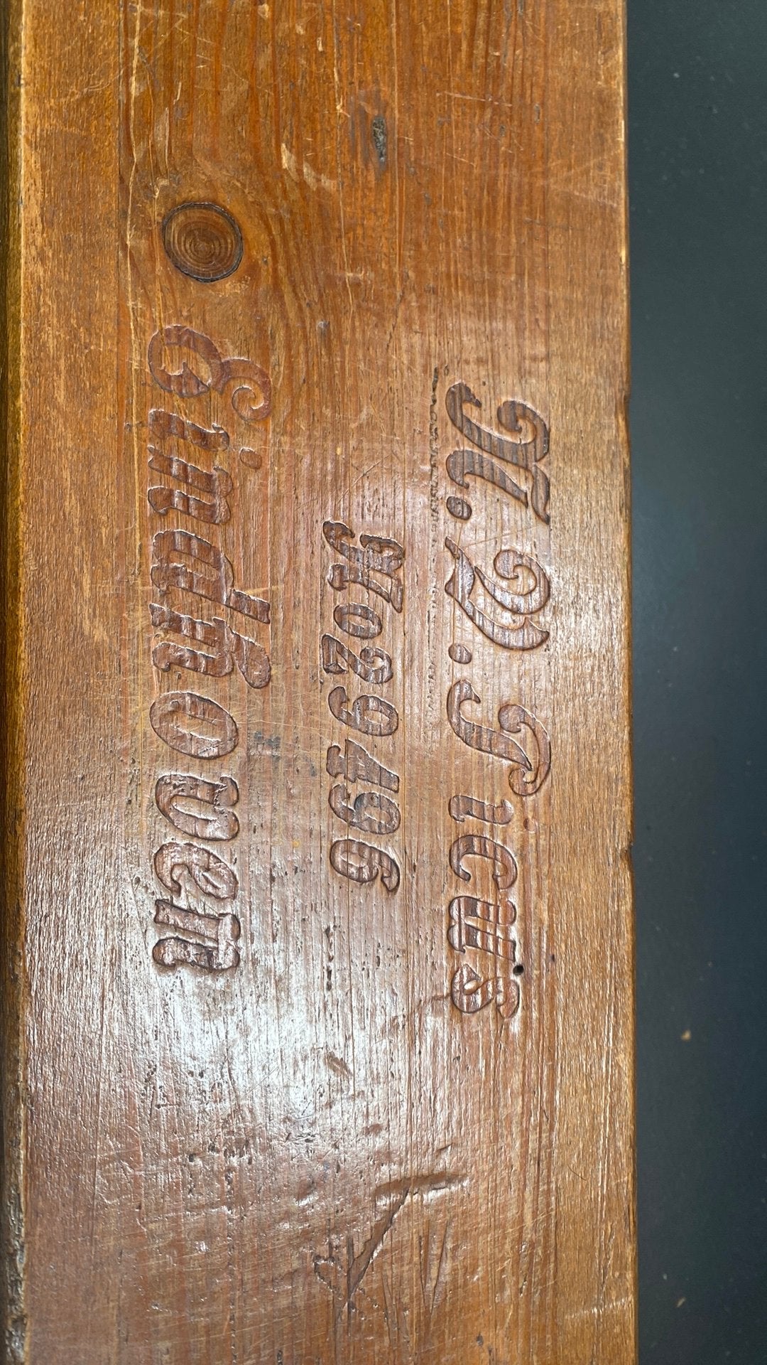 Brocante sigarenplank, Ophalen of Verzenden