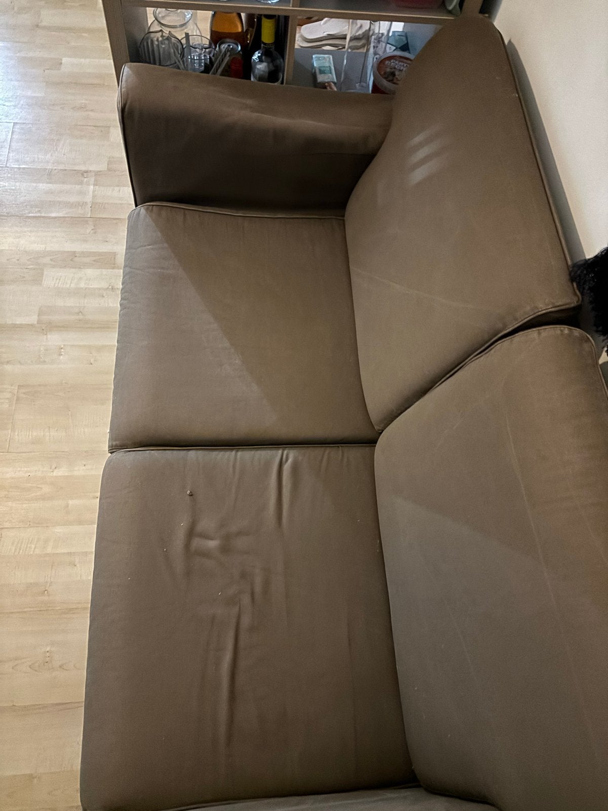 Comfortabele tweepersoonsbank, Huis en Inrichting, Ophalen, Gebruikt, 150 tot 200 cm, Tweepersoons