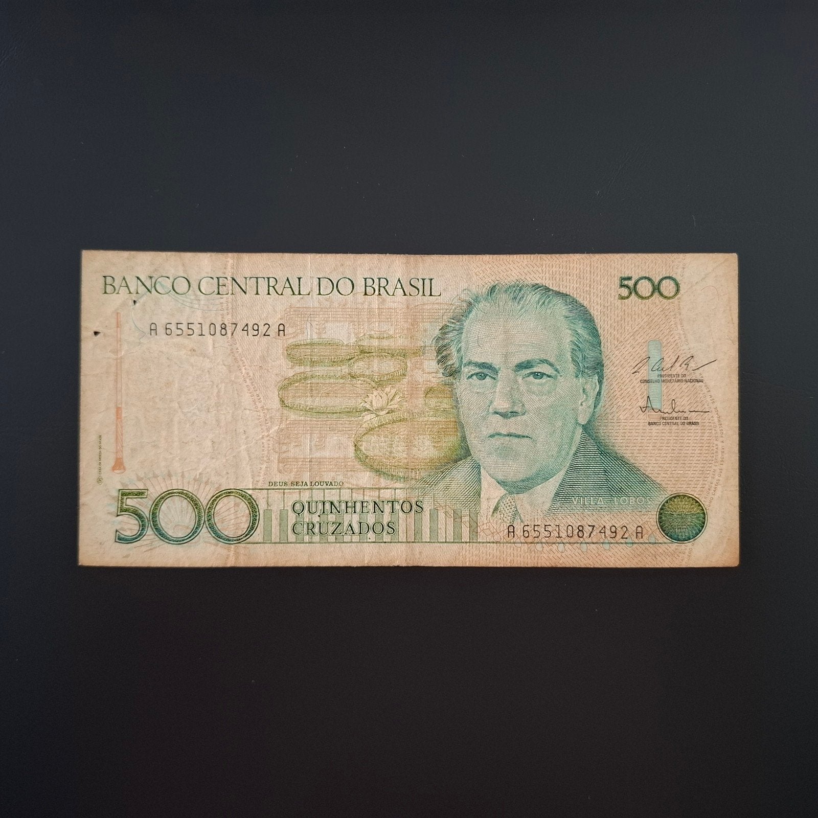 500 cruzado Brazilië #013, Ophalen of Verzenden, Zuid-Amerika, Los biljet