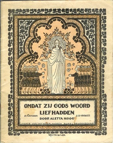 Aletta Hoog - Omdat zij Gods woord lief hadden. 1922., Boeken, Ophalen of Verzenden, Gelezen
