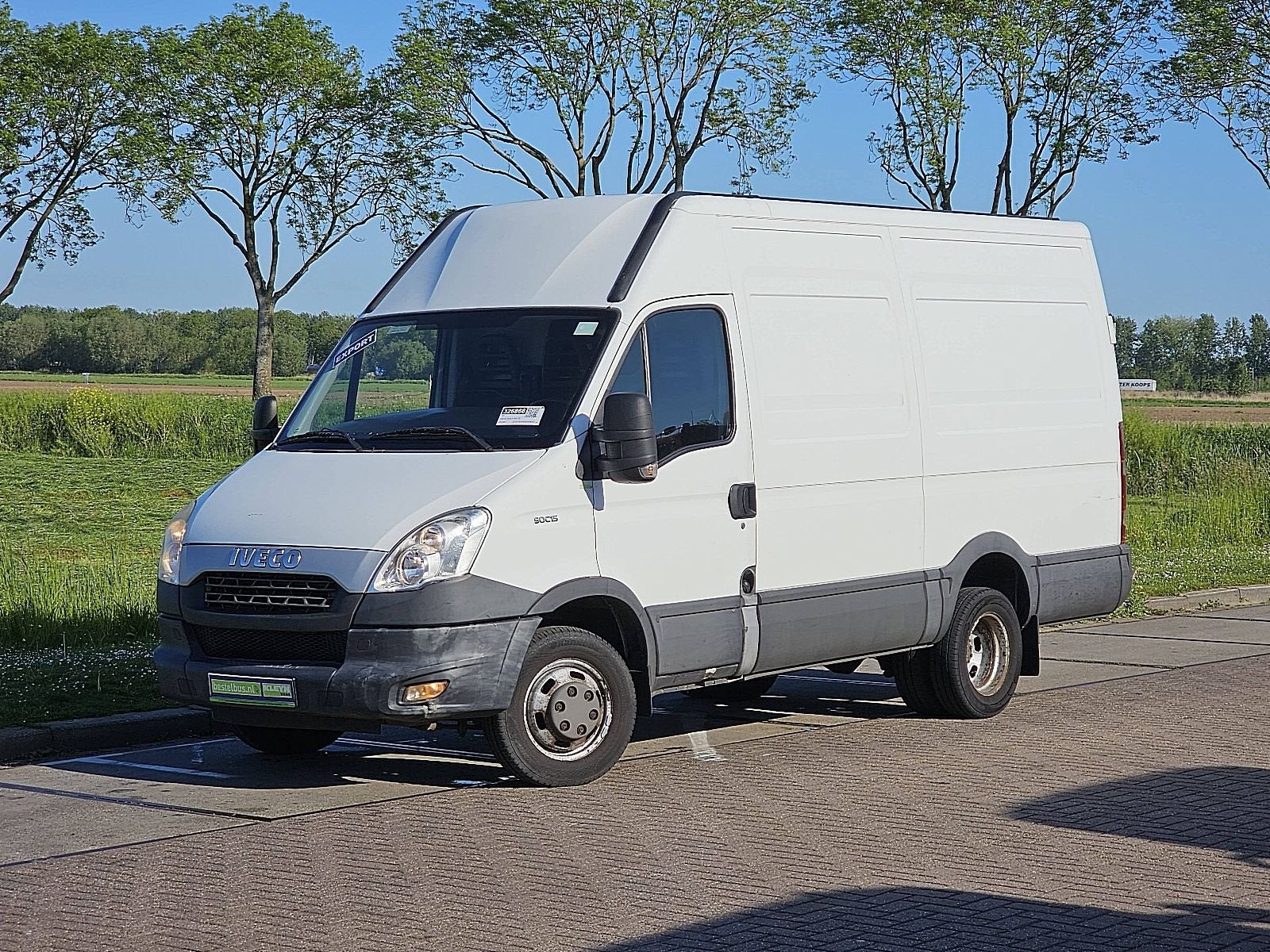 IVECO DAILY 50C15 l2h2 3.0 dubbellucht, Auto's, Gebruikt, 2543 kg, Iveco, Wit