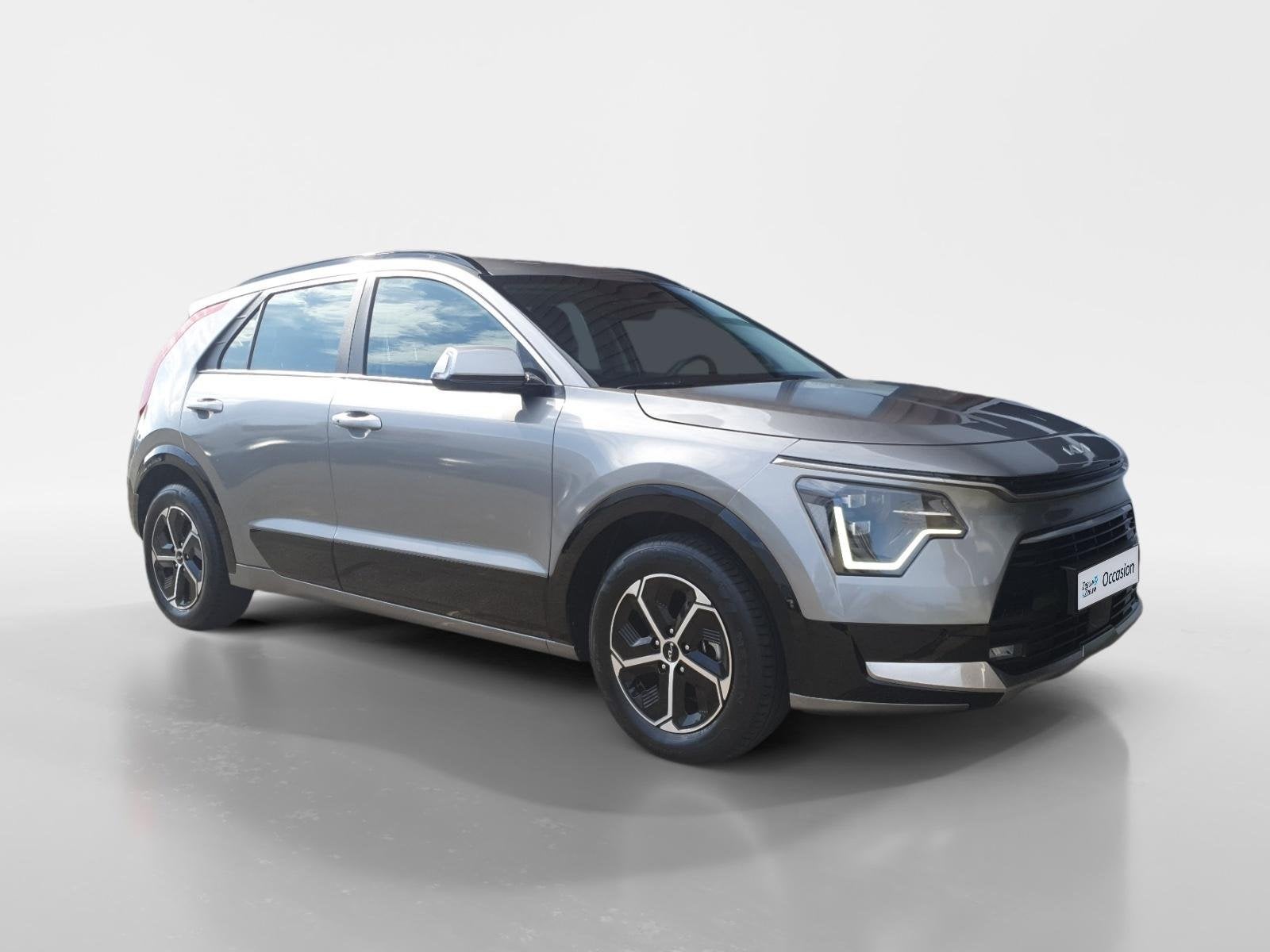 Kia Niro 1.6 GDi Hybrid DynamicLine Edition | Dodehoek detec, Auto's, Verwarmde buitenspiegels, Gebruikt, Euro 6, Leder en Stof