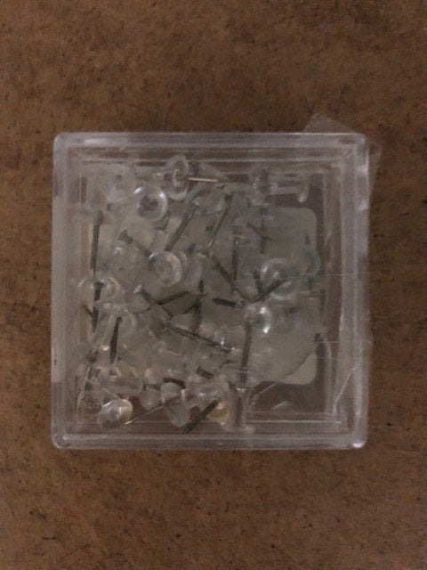 Push pins transparant, Ophalen of Verzenden, Nieuw