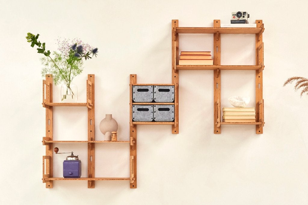 Modulair en Karakteristiek Wandmeubel H120,5 x B155cm, Huis en Inrichting, Met lade(s), 100 tot 150 cm, 150 tot 200 cm, Nieuw