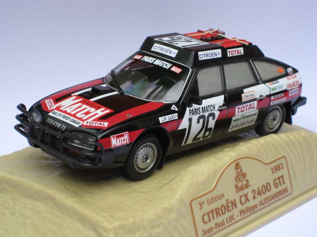 Citroen CX 2400 GTi Dakar 1981 Jeal-Paul Luc Norev 1:43, Ophalen of Verzenden, Nieuw, Auto, Norev